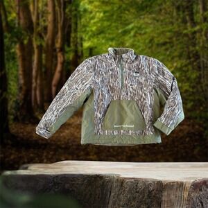 Banded Camo Bottomland Mossy Oak Youth Sz 18/20 Pullover Hunting Jacket 136227
